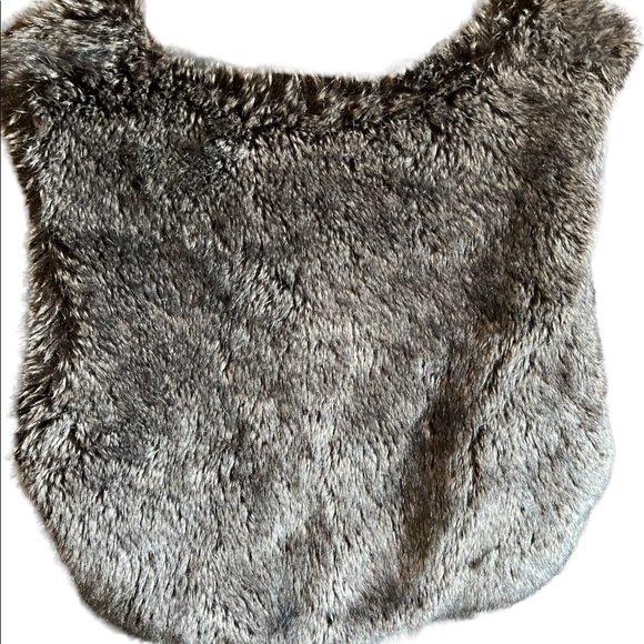 CEJON VINTAGE FAUX MINK BOLERO VEST EUC SIZE LARGE - Picture 2 of 3